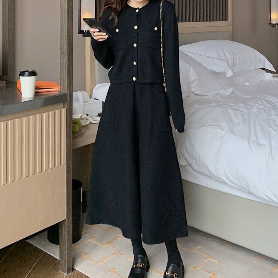Quiet Luxury: Cashmere Dress-Skirt Duo