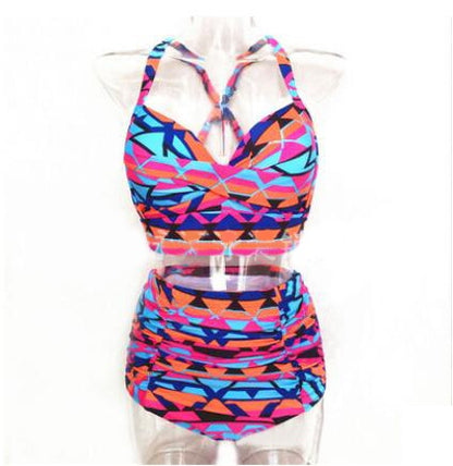 Striped Seduction Plus Size Swimsuit