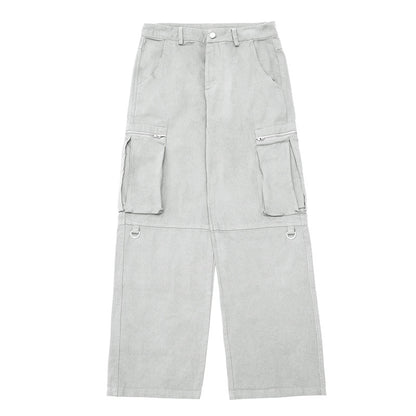 Gothic Streetwear Statement Oversize Low Rise Baggy Trousers