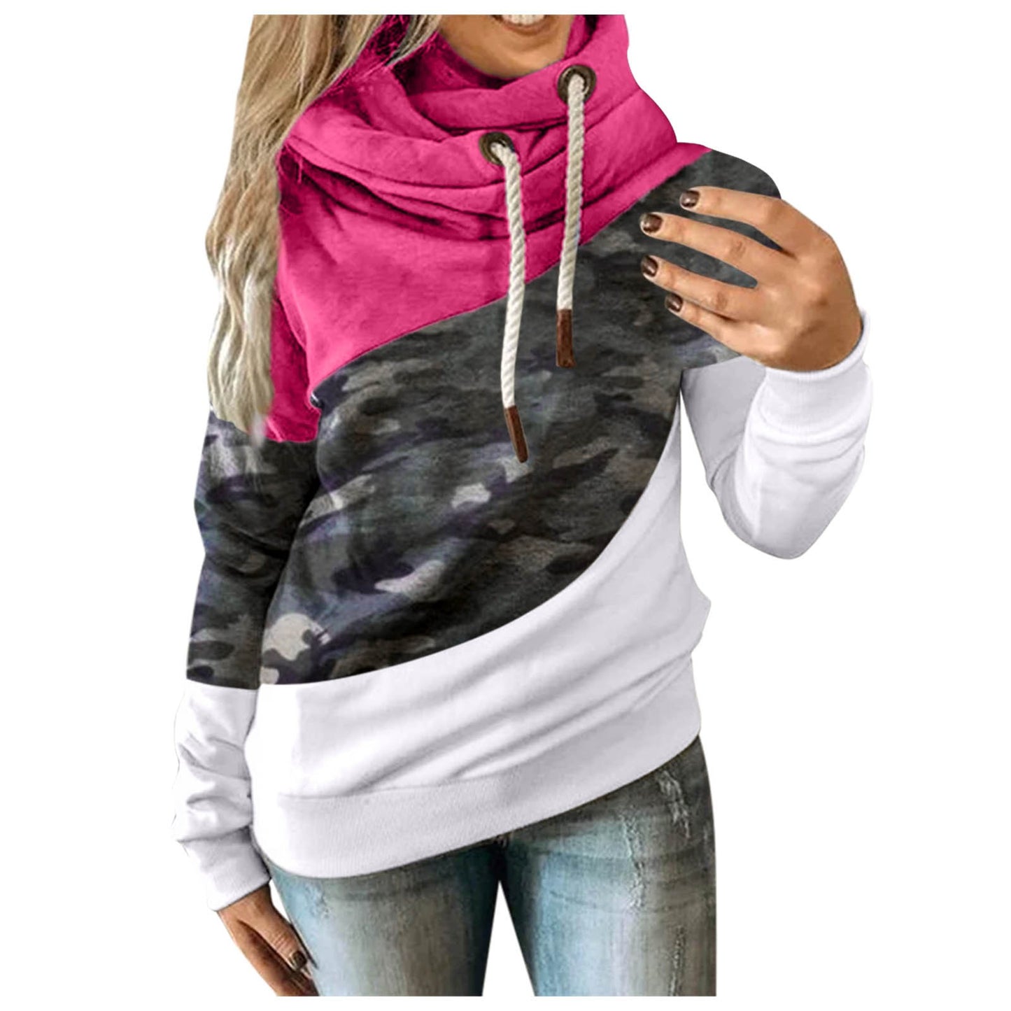 Playful Cozy: Winter Frog-Accent Hoodie