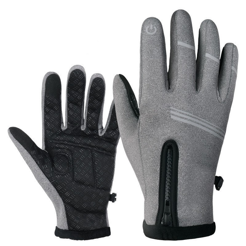 Winter Warmth: Cozy Knit Full-Finger Mittens