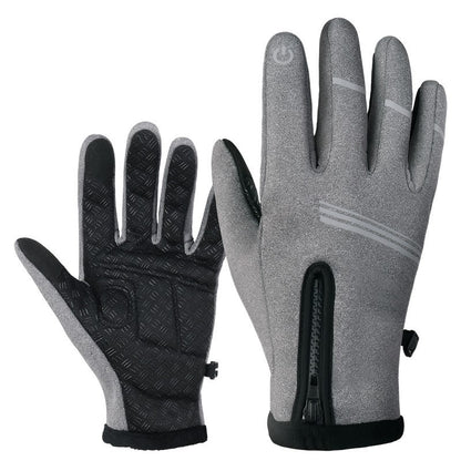 Winter Warmth: Cozy Knit Full-Finger Mittens