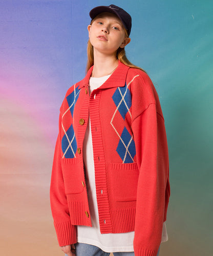 Crystal Cozy Diamond Cardigan