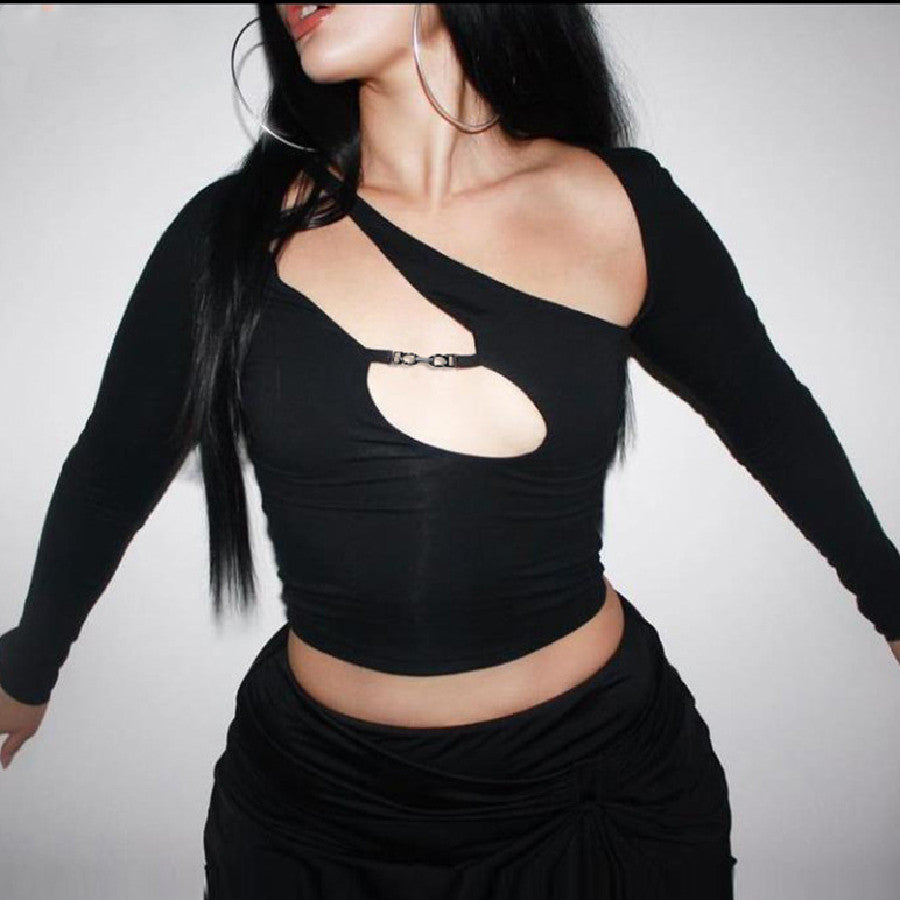 Back Cut Out Chic Crop Top