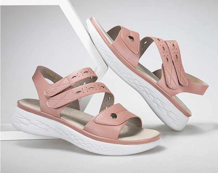 Wave Dot Bow Knot Summer Flip Flops