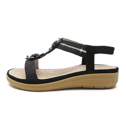 Trendy 2024 Printed Flat Sandals