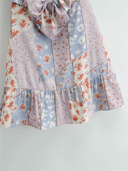 Dark Grey Ruffle Pleated Mini Skirt For Women