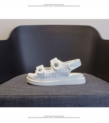 Breezy Chic Womens Flat Sports Sandals