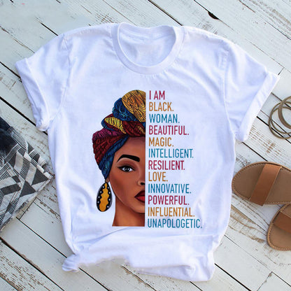 Artisanal Edge: Hand Print Casual Funny T-Shirt