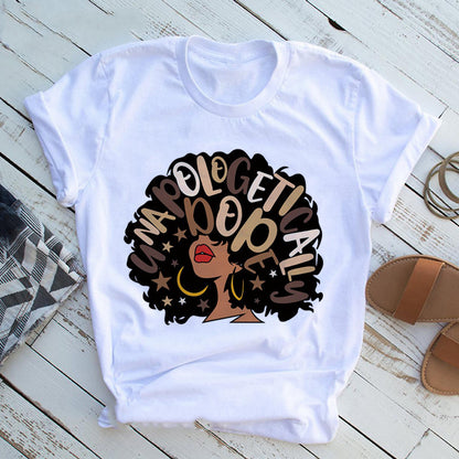 Artisanal Edge: Hand Print Casual Funny T-Shirt