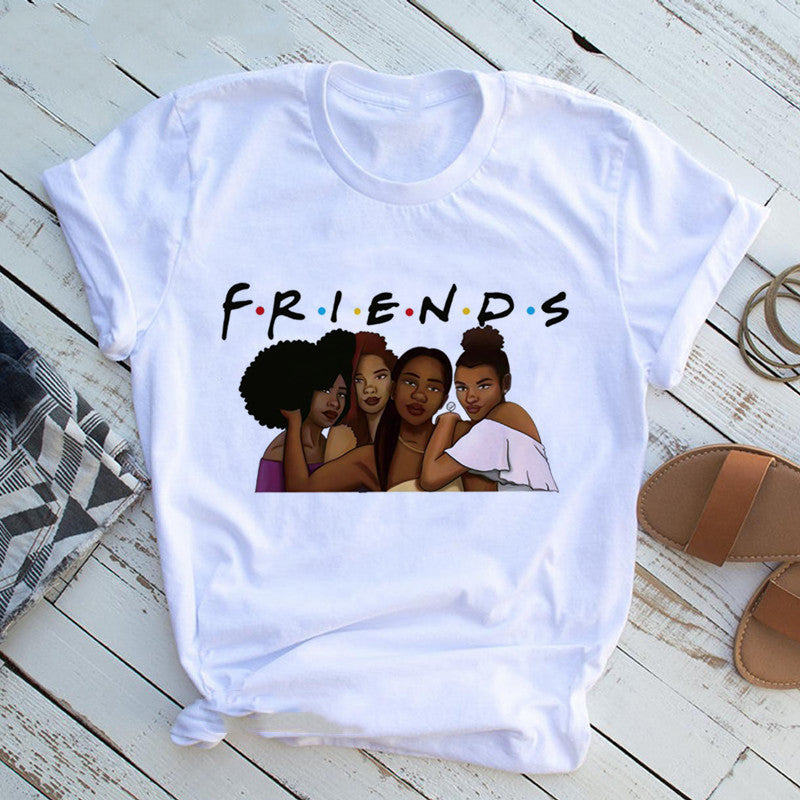 Artisanal Edge: Hand Print Casual Funny T-Shirt