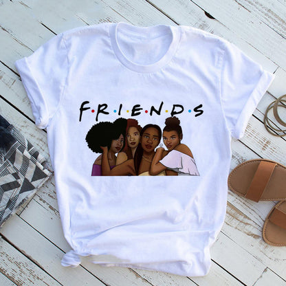 Artisanal Edge: Hand Print Casual Funny T-Shirt