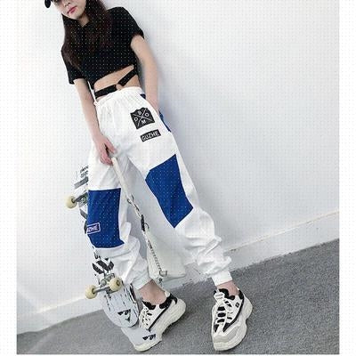 Harajuku Fashion Icon Womens High Waist Streetwear Pants