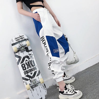 Harajuku Fashion Icon Womens High Waist Streetwear Pants