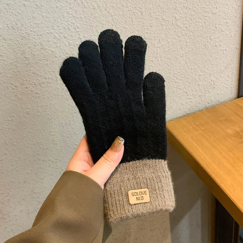 Velvet Warm Y2K Harajuku Touch Gloves