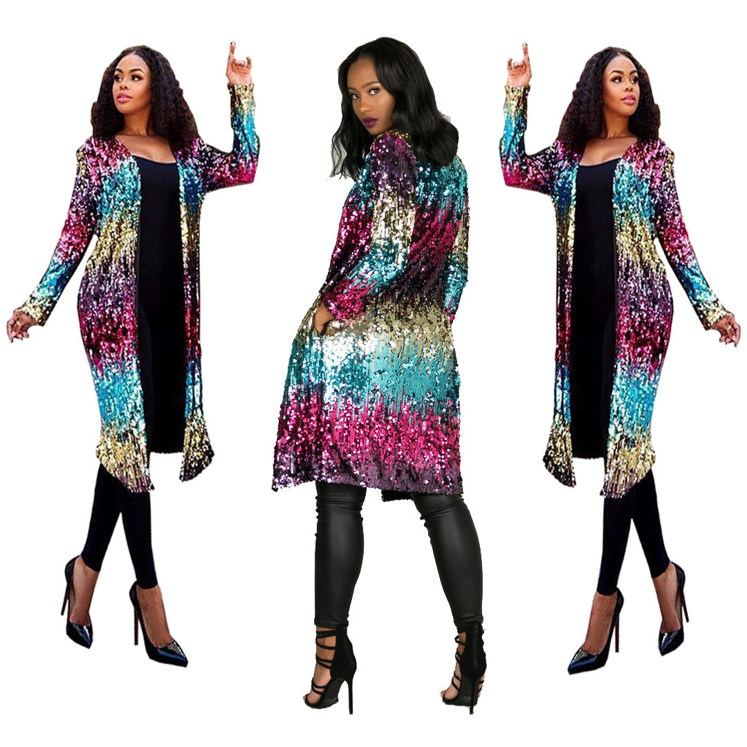 Elegant Enigma Sequin Jacket