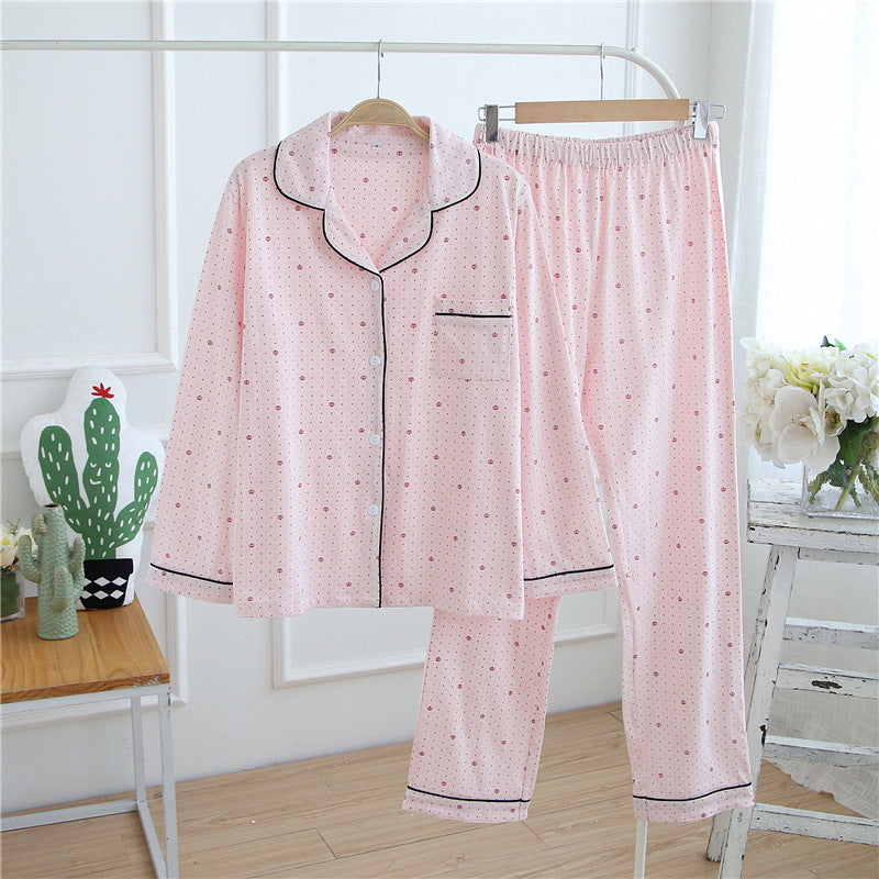 Autumn Winter Flannel Pajama Set