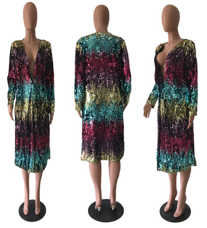 Elegant Enigma Sequin Jacket