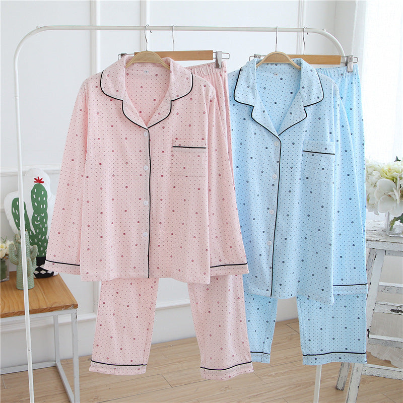 Autumn Winter Flannel Pajama Set