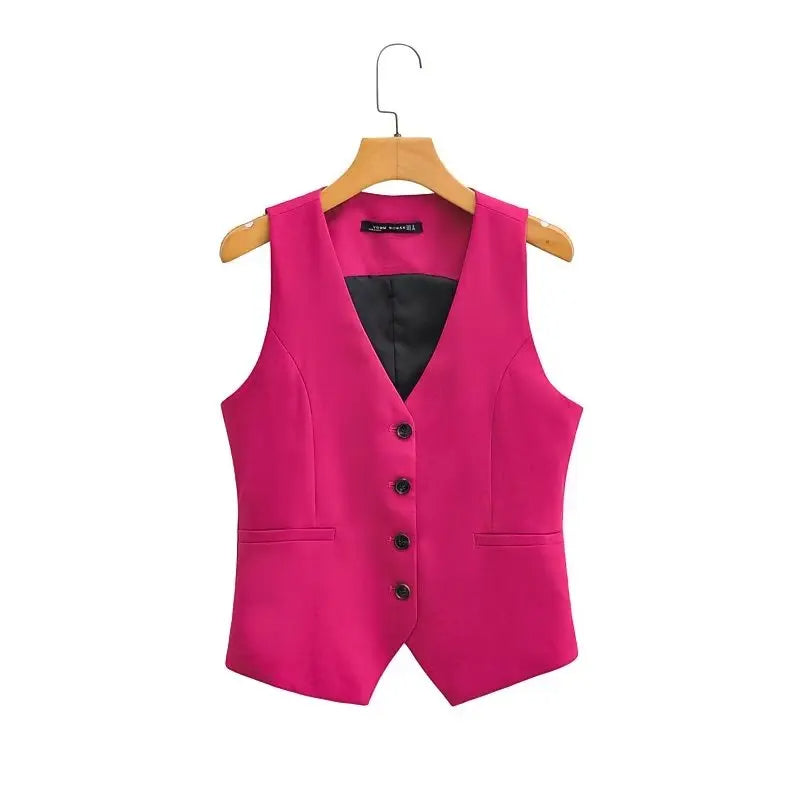 Chic Executive Sleeveless Vest