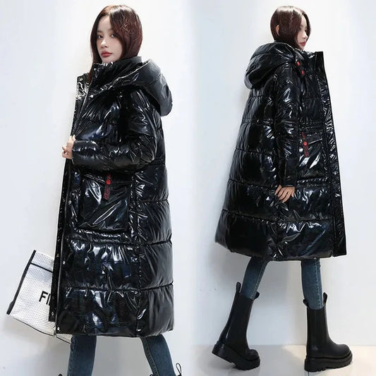 Snowfall Serenade Long Coat