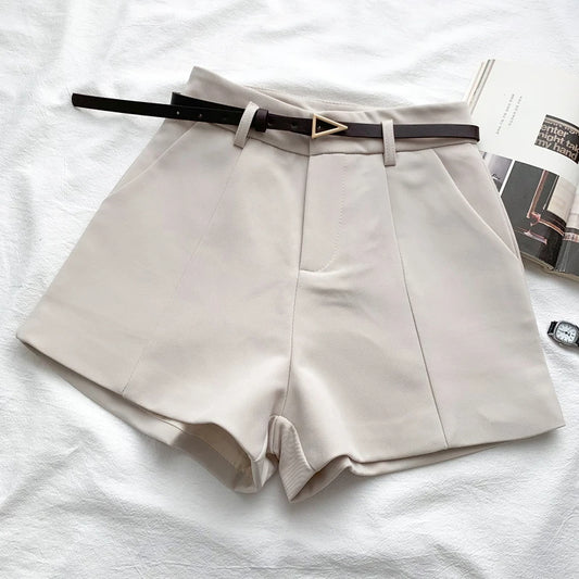 Belted Bliss Vintage Shorts