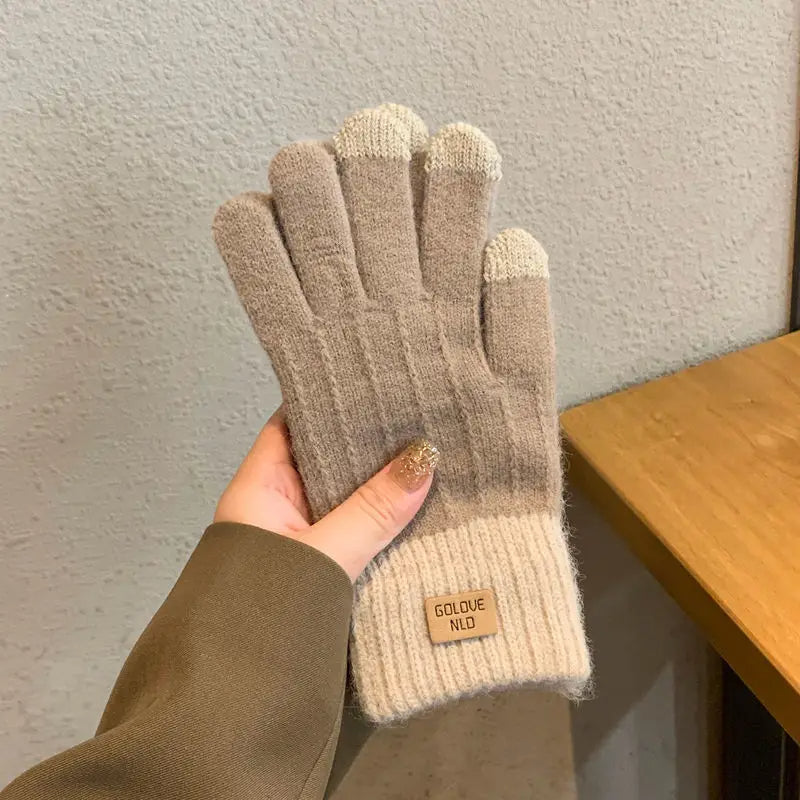Velvet Warm Y2K Harajuku Touch Gloves