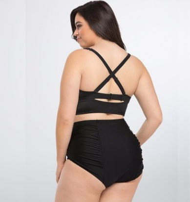 Striped Seduction Plus Size Swimsuit