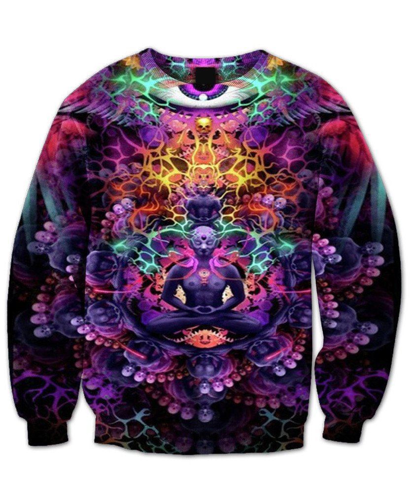 Female Crewneck Sweatshirt One Piece Anime Tiny Bunny Man