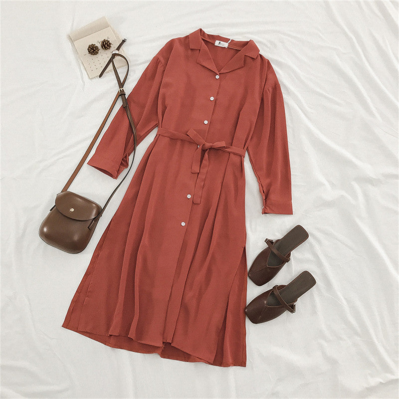 Winter Grace In Long Sleeve Dress