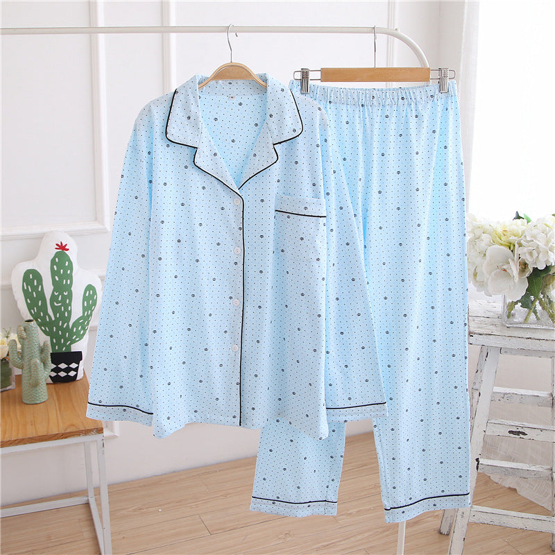 Autumn Winter Flannel Pajama Set