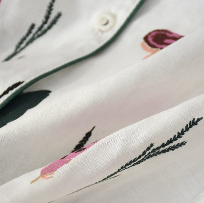 100 Cotton Womens Sleepwear In Artistic Print