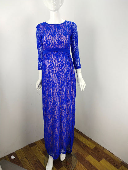 Red Fish Print Off Shoulder Maxi Dress