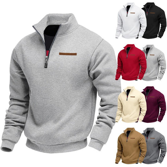 Casual Luxury: Loose Chic Zip-Up Hoodie