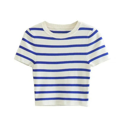 Mod Stripes Crop Top