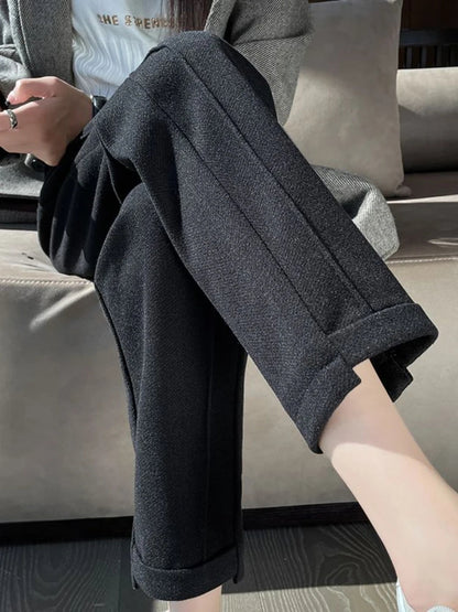Timeless Tweed Casual Comfort Pants