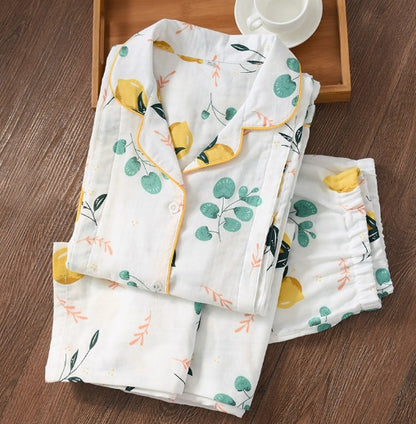 100 Cotton Womens Sleepwear In Artistic Print