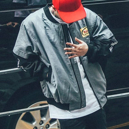 Streetwise Chic: Clean-Cut Oversized Jacket