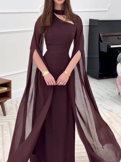 Quiet Luxury: Premium Cushion Knit Long Sleeve Dress