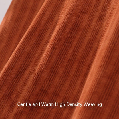 Womens Coral Velvet And Thin Flannel Pajama Ensemble