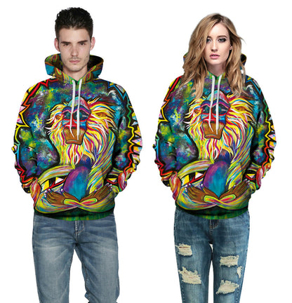 Casual Luxury: Letter Print Hooded Sweatshirt