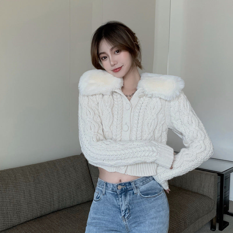 Cozy Elegance Fur Allure Cardigan