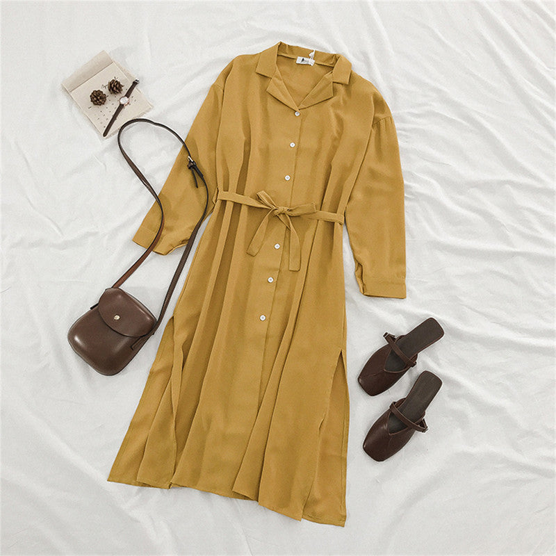 Winter Grace In Long Sleeve Dress