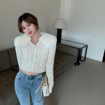 Cozy Elegance Fur Allure Cardigan