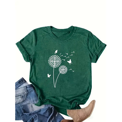 Hedgehog Whimsy Dandelion Tee