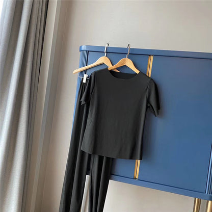 Natural Fabric Two Piece Loungewear For Everyday Chic Summer Days