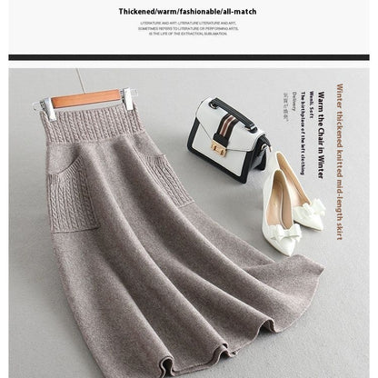 Quiet Luxury: Cashmere Dress-Skirt Duo