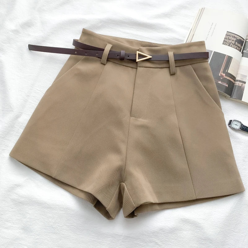 Belted Bliss Vintage Shorts