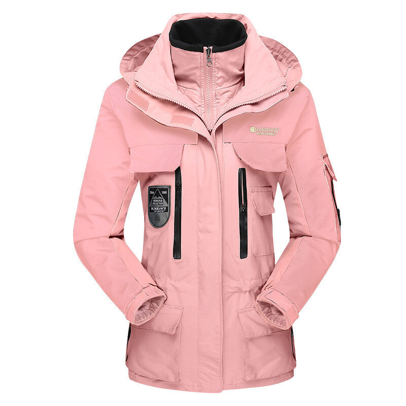 Luminous Edge: Vapor Vinyl Jacket