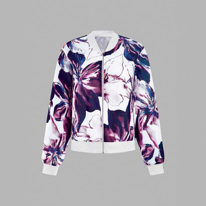 Bold Autumn: Fashionable Sassy Print Jacket